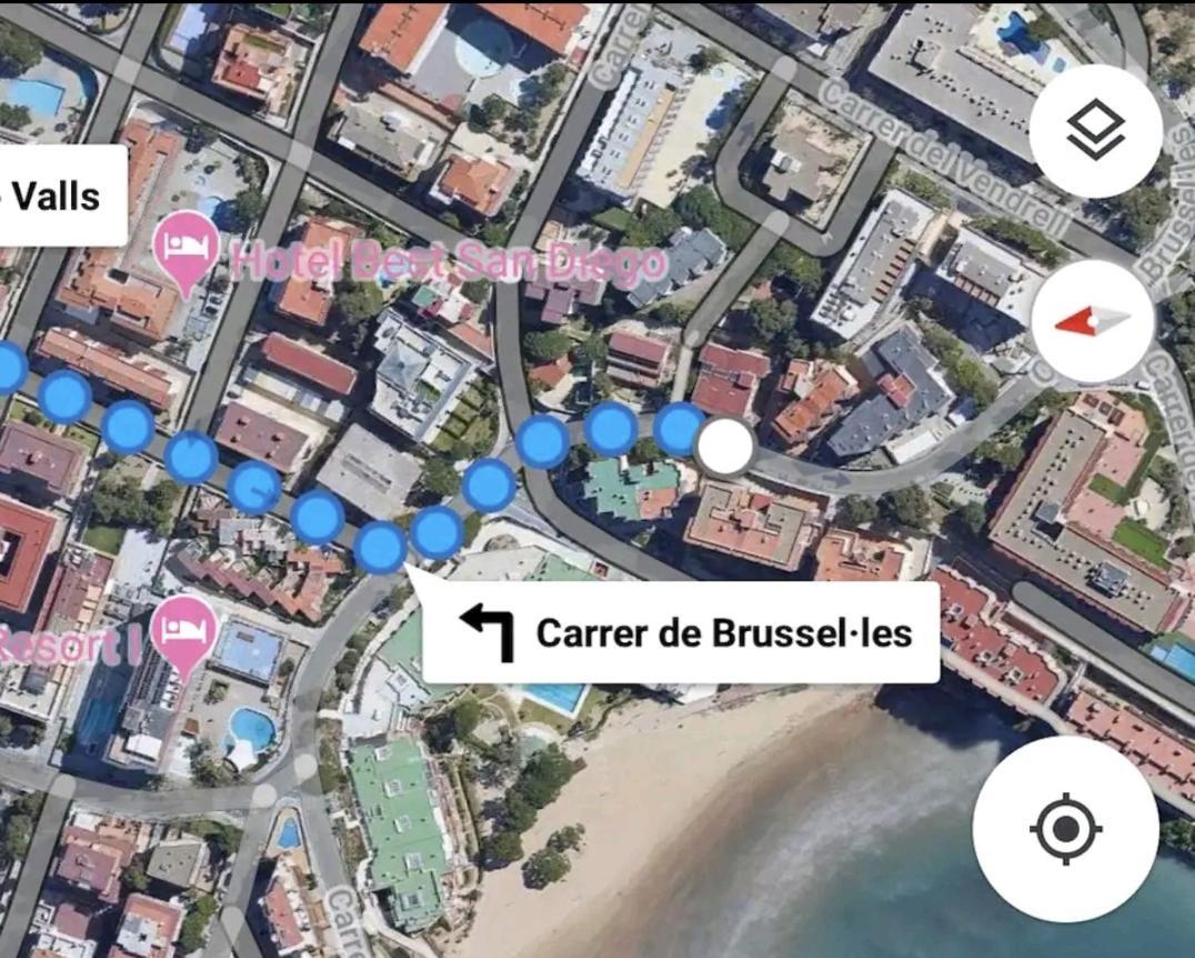 Apartamento segunda línea de la playa Capellán Salou Exterior foto